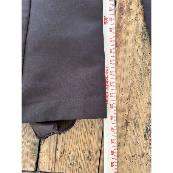 Vintage Skyr Womens Brown Wool-Blend Snow Pants 10R Adjustable Straps Classic - Picture 8 of 8